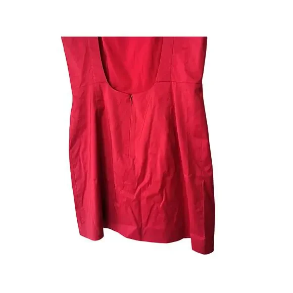 New with Tags Lilly Sisto Gianni Bini Red Backless Bow Mini Dress Size 8 Party - Picture 11 of 16